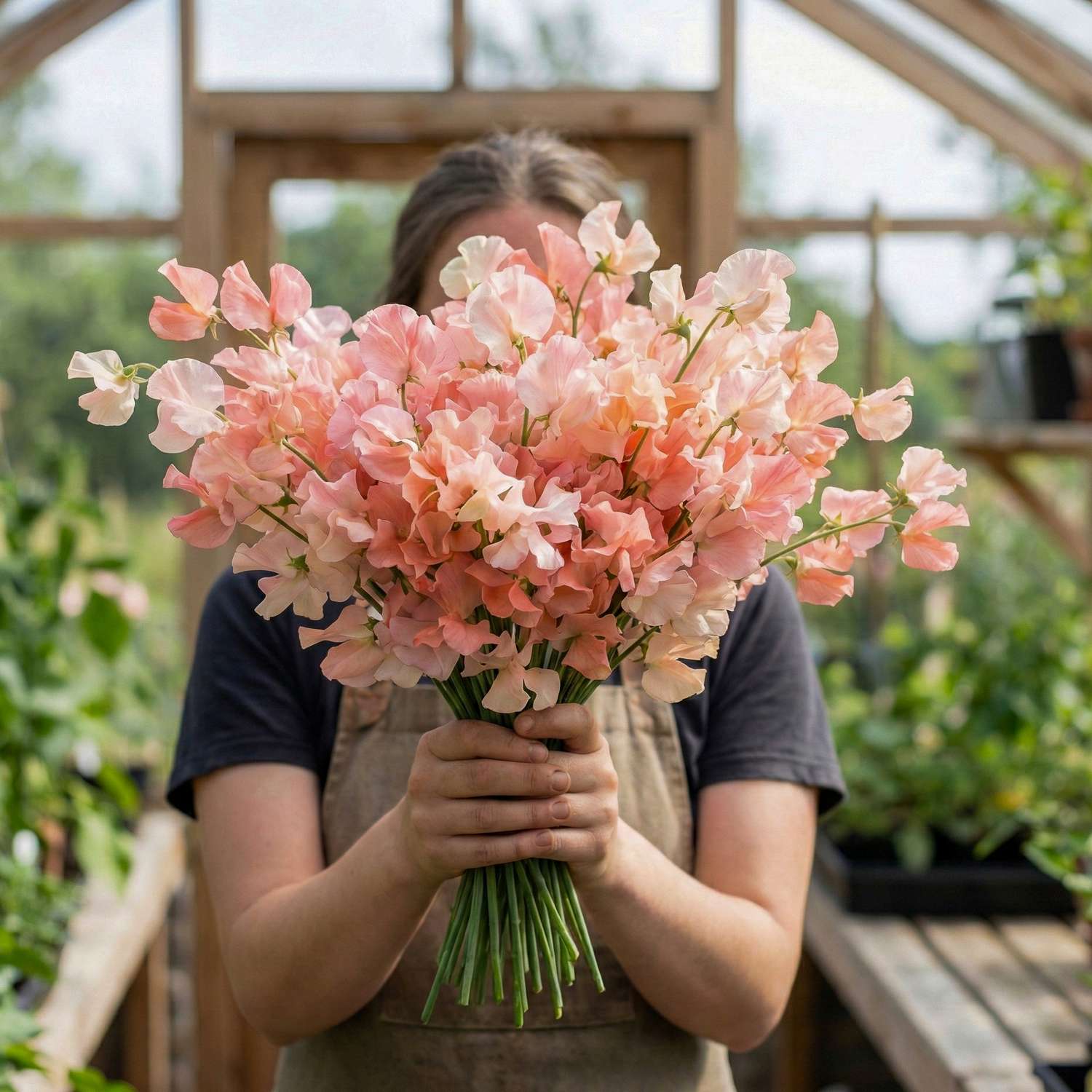 Pois de senteur 'Spring Sunshine Peach' (graines)